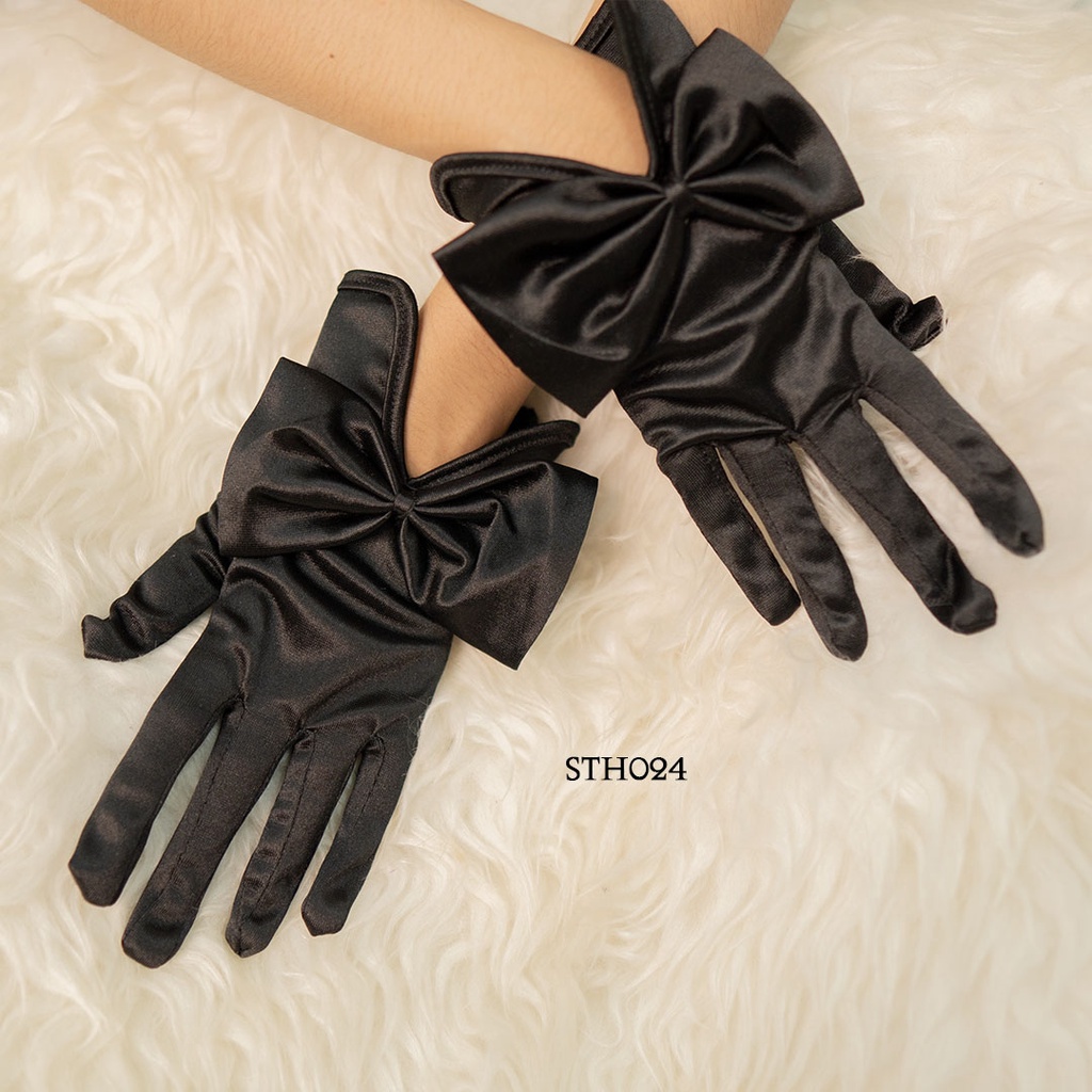 [PRODUCT NEW] GLOVES SARUNG TANGAN HITAM PENDEK FULL FINGER STH024