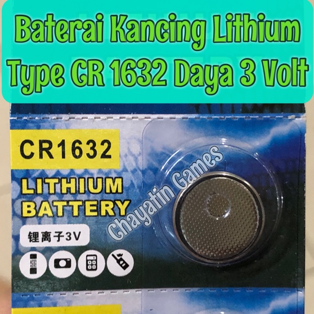 Baterai Kancing Lithium CR1632 3V - Baterai CR 1632 3 Volt