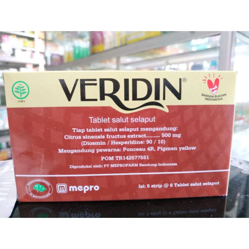 VERIDIN TABLET STRIP