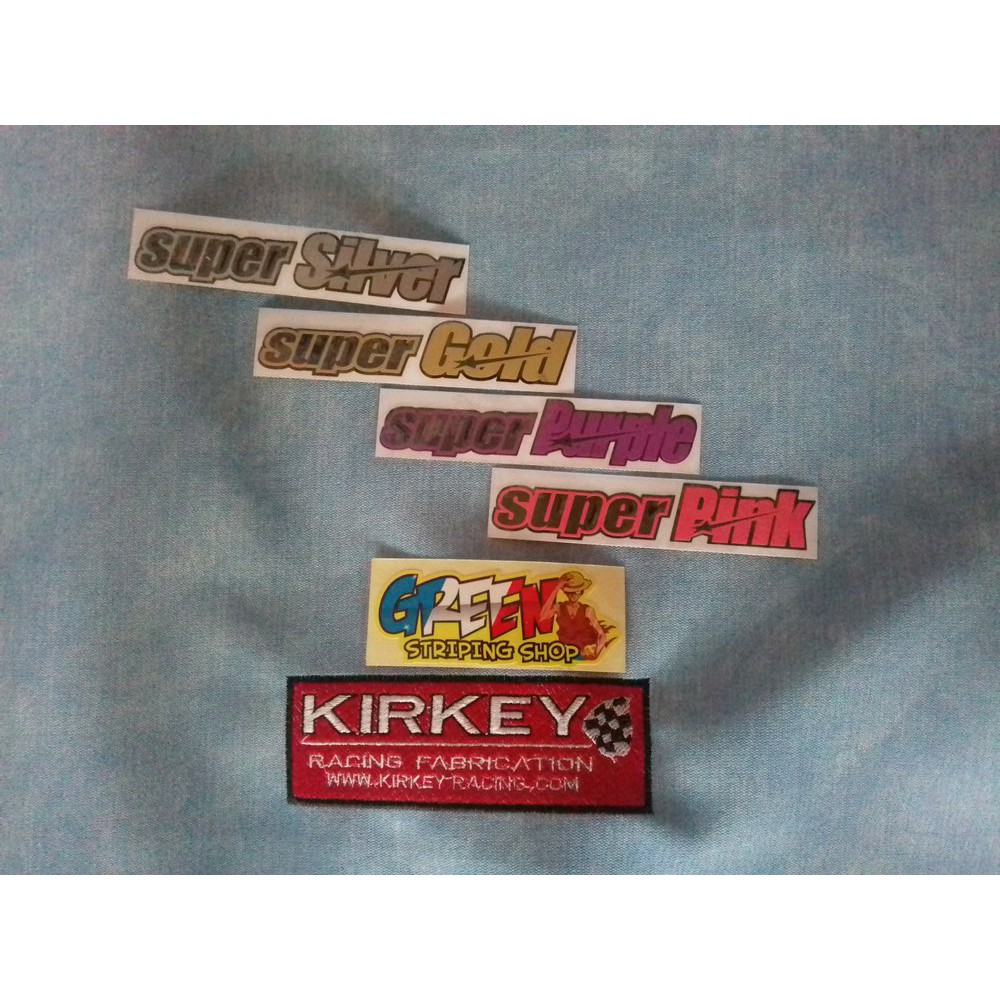 

Order Langsung Stiker Super Blue. Red. Black. White. Yellow. Green Terlaris