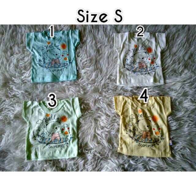  Kaos  Oblong  Bayi Anak  Atasan Kaos  Pakaian Baju Murah  