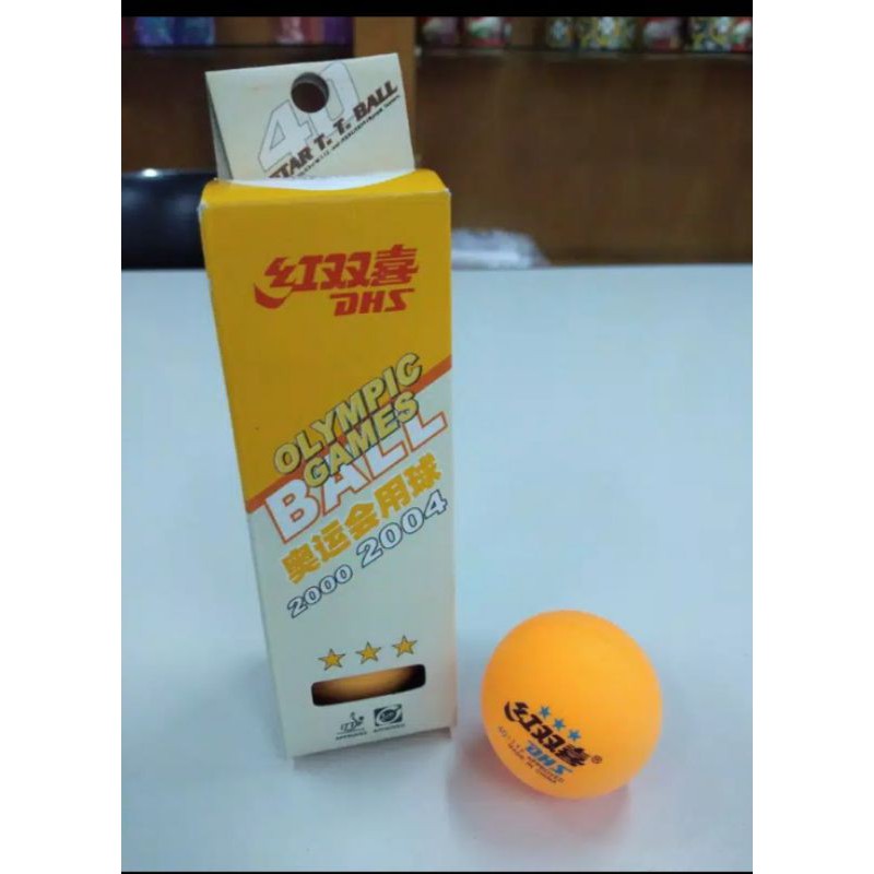 Bola pingpong DHS / Bola tenis meja DHS 3star