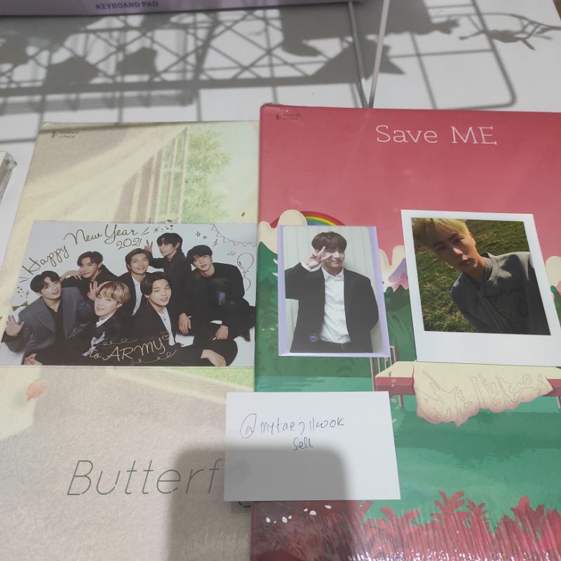 bts memories 2018 Jungkook save me butterfly graphic lyrics young forever polaroid photocard Jin sea