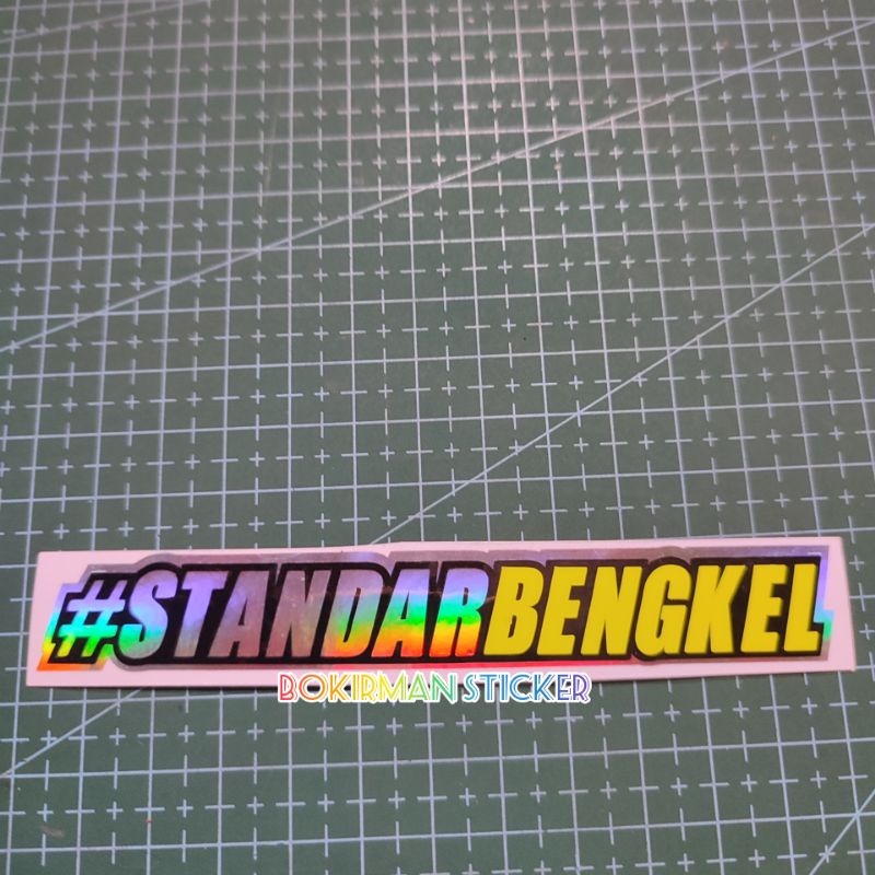 STICKER STANDAR BENGKEL CUTTING