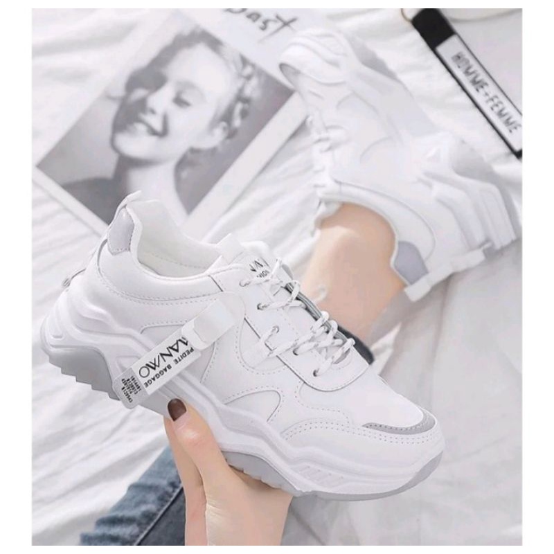 Sepatu Wanita Korea Sneakers Korea Sneakers Wanita Sepatu wanita hits kekinian - Sepatu murah