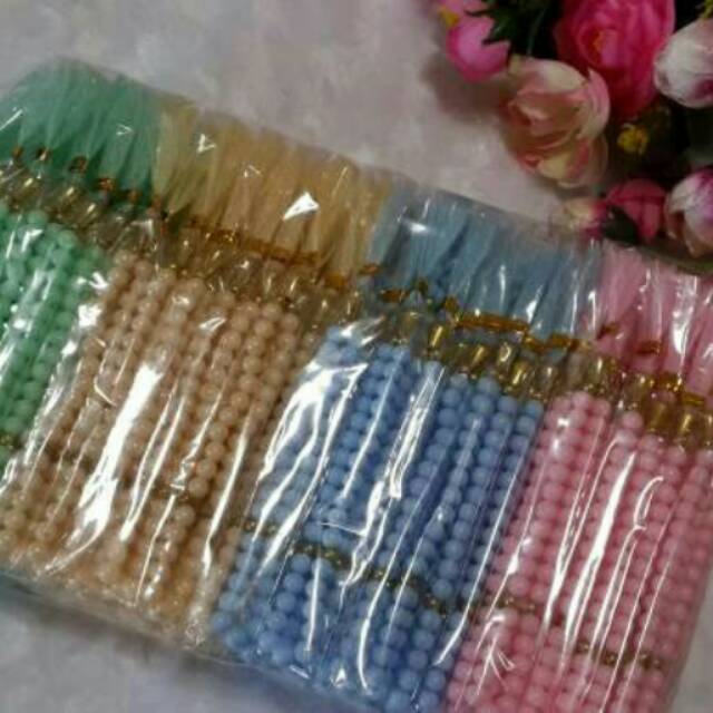 Souvenir tasbih mutiara kecil