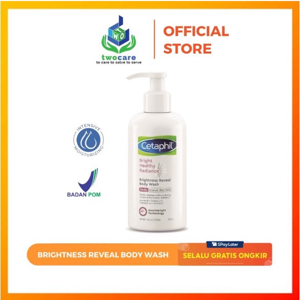 Cetaphil Bright Healthy Radiance Brightness Reveal Body Wash 245ml Sabun Mandi untuk Perawatan Tubuh Mencerahkan Kulit