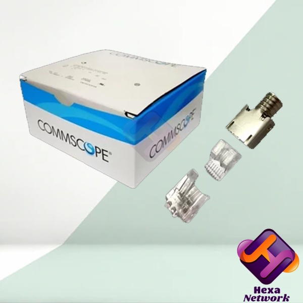 Connector RJ45 UTP Cat6 Commscope / AMP Konektor Original 100PCS