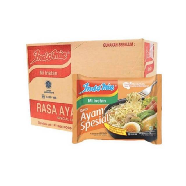 

Indomie ayam special 1dus isi 40pcs