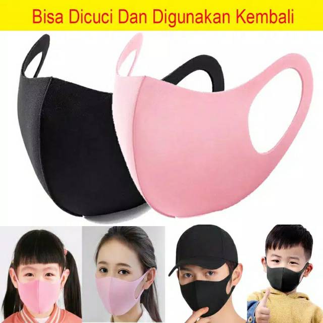 KIDS ADULT PROTECTIVE MASK MASKER ANAK DEWASA ANTI DEBU VIRUS MUSIM DINGIN