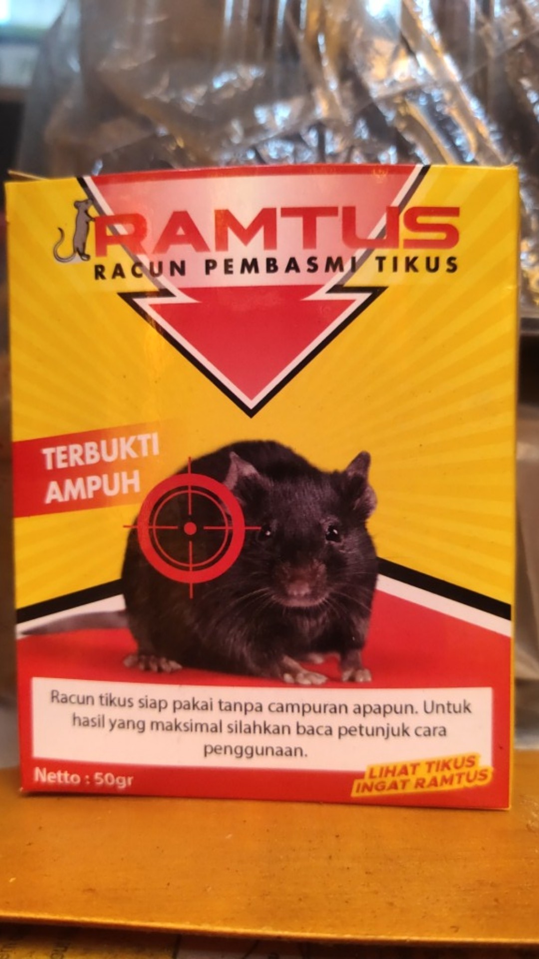 Racun Tikus Perangkap Tikus Paling Ampuh Tidak Bau Mati Kering 50 Gram