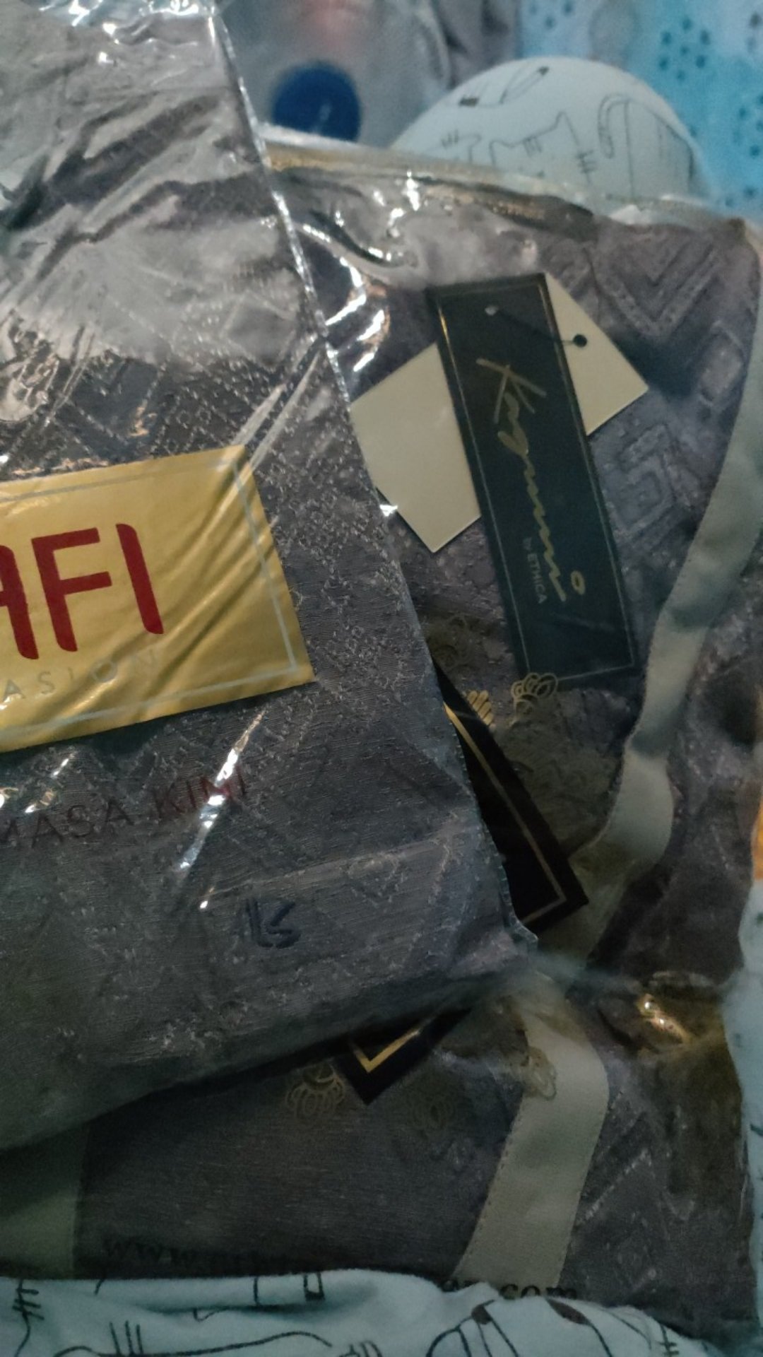 Sarimbit Couple Ethica Original Elfa 187 Taupe Grey