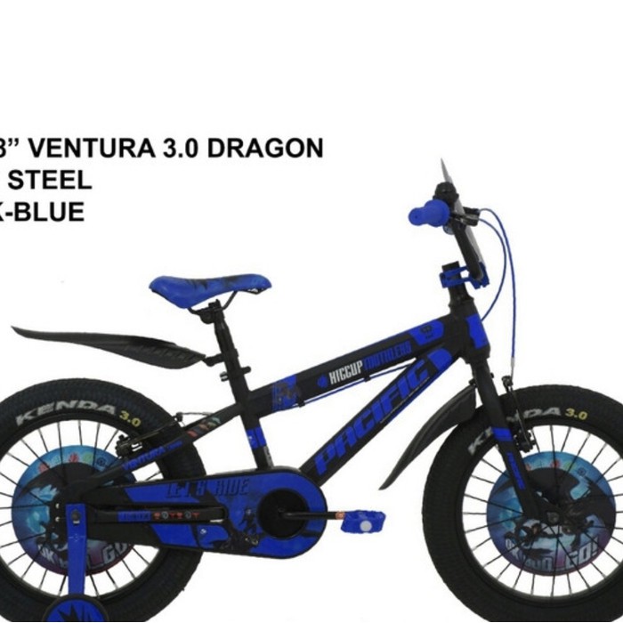 Promo Sepeda BMX 18 pacific ventura 3.0 karakter how to train your dragon Murah