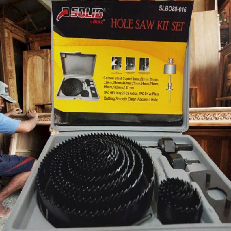 Hole Saw set ( Mata Bor Kayu ) 19 - 127 mm