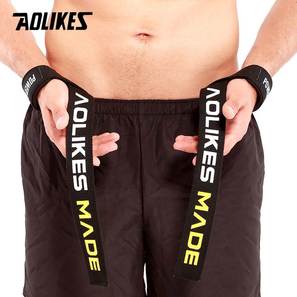 AOLIKES 7637 Powerlifting Wrist Wrap Support / Wristband - Deker Pelindung Pergelangan Tangan