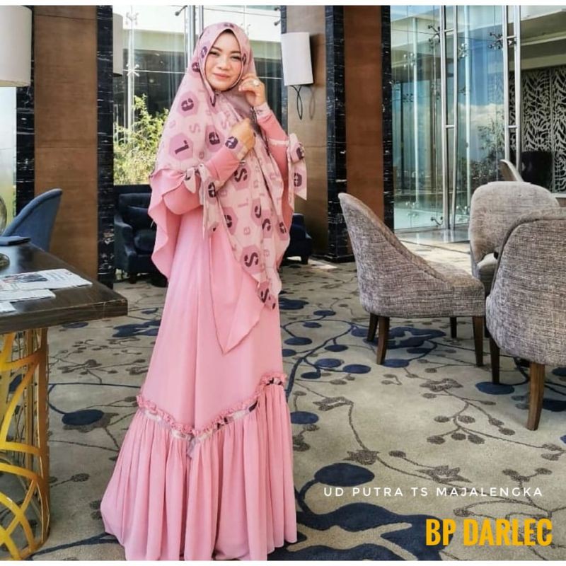 LINA SUKIJO / BP Darlec by eLeS / syari set premium / syari set brand eLeS / syari set elegan