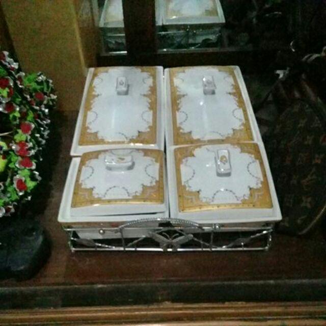 Wadah Makanan Multifungsi Dengan Keranjang  / Alat Saji Vicenza - Vicenza B749