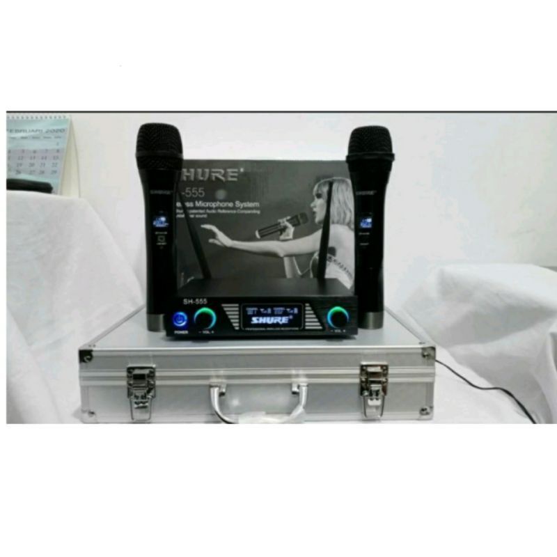 Microphone Wireless SHURE SH 555 PROFESIONAL WIRELESS MICROPHONE SYSTEM