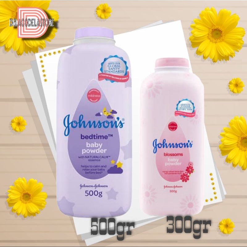 Johnson Baby Powder 500gr Bedtime / Johnson Baby Powder 300gr Blossoms / Johnson Bedak Bayi 500gr