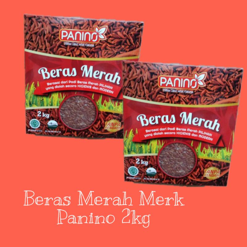 

Beras Merah Organik Cap Panino Kemasan 2kg