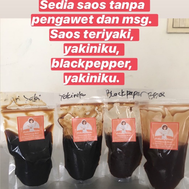 

SAOS YAKINIKU TERIYAKI BLACKPEPPER BBQ TANPA PENGAWET DAN MSG