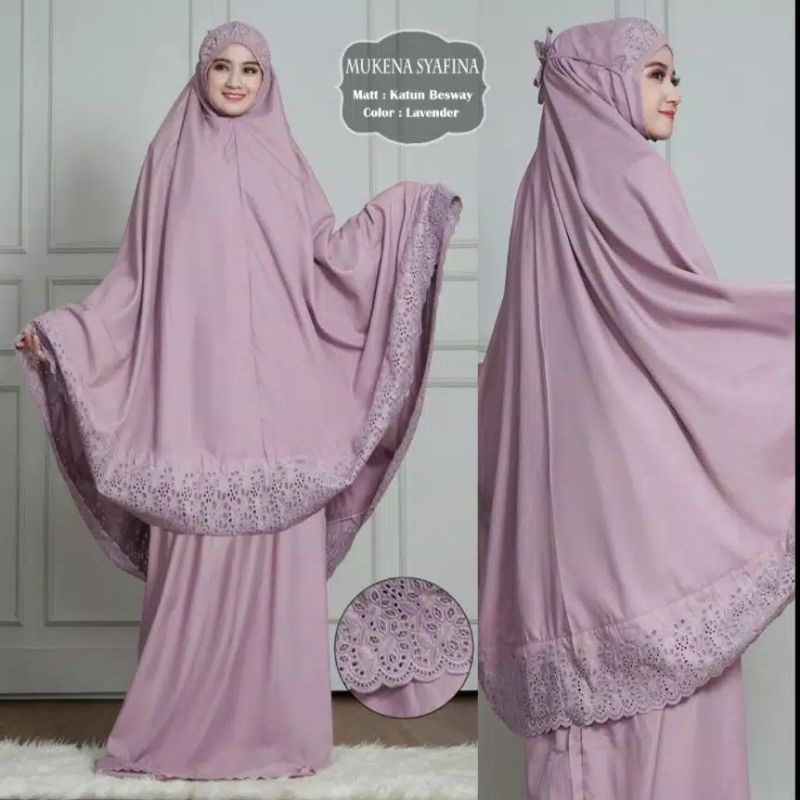 mukena dewasa Khadijah mukena Khadijah premium mukena Khadijah renda tebal
