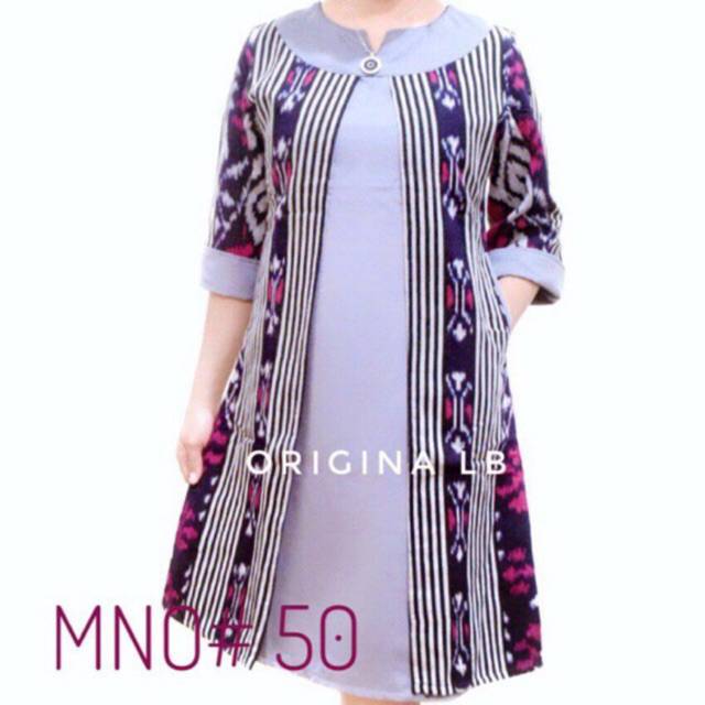 TUNIK TENUN KOMBINASI KATUN