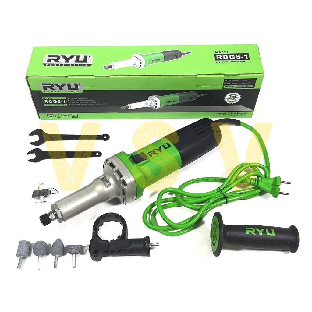 RYU Die grinder 6mm RDG6-1 / mesin gurinda botol / Grinda