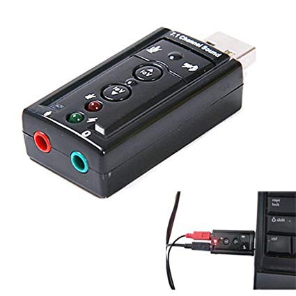 USB Sound Card Adaptor- USB to Sound Card