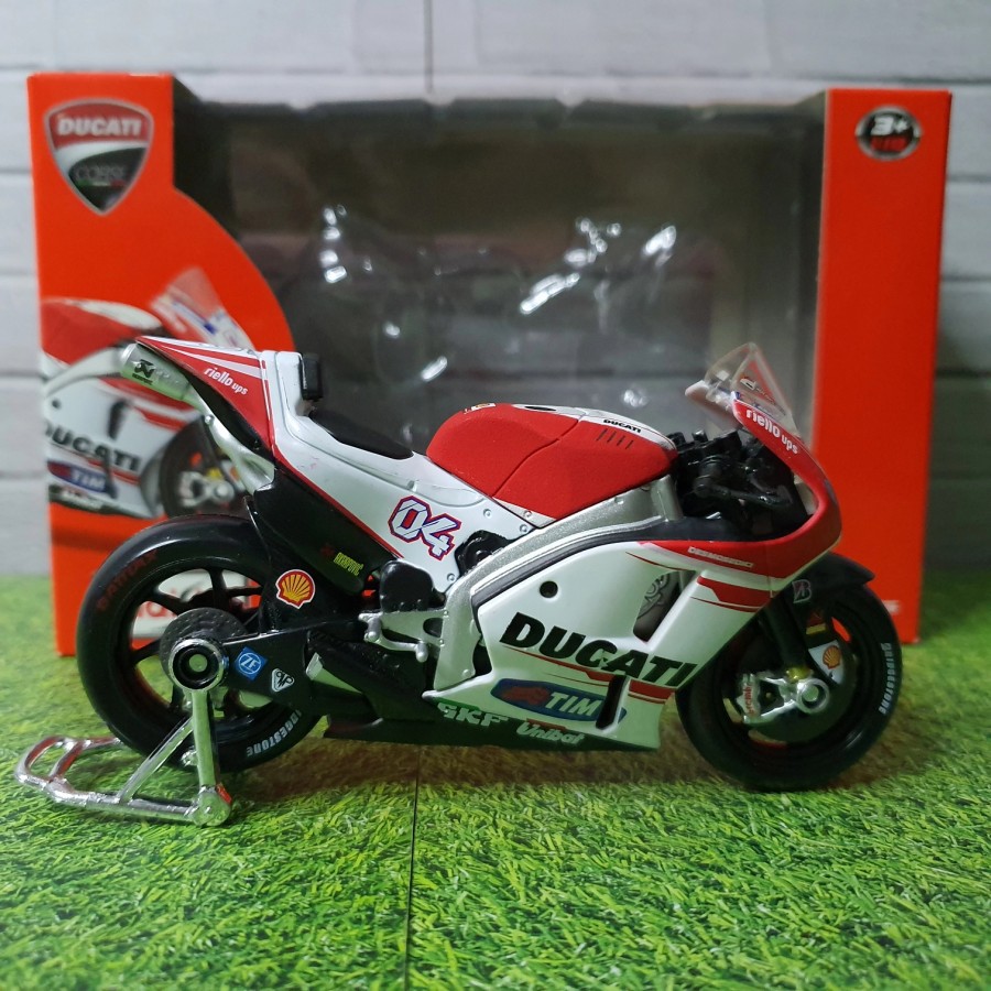 DIECAST MOTOR GP DUCATI SPORT ANDREA DOVIZIOSO MINIATUR MOTO GP RACE Shopee Indonesia