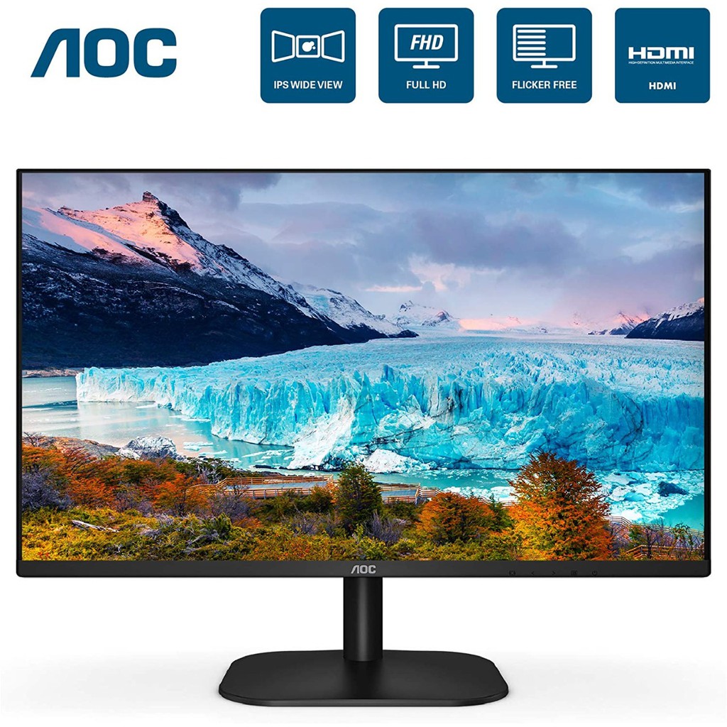 Monitor LED AOC 24B2XHM Ultra Slim LED Monitor (23.8"/VA/6ms/75Hz/FHD)