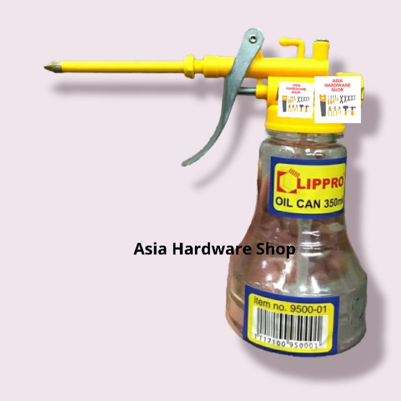 LIPPRO Oil Can 350cc 350ml Plastik Bening Botol Semprot Oli Semprotan Oli Oilcan 350 cc