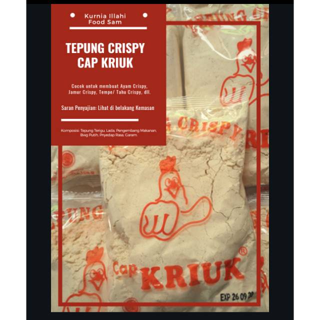 

Tepung Crispy cap Kriuk