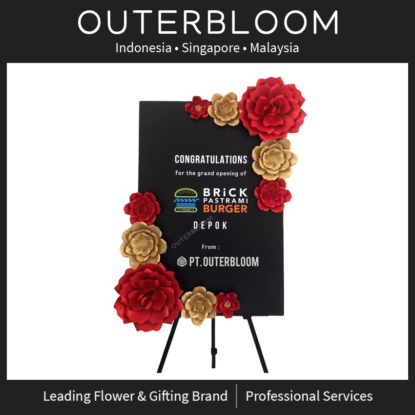 Papan Bunga Kertas - Outerbloom Pendragon Paper Flower Board