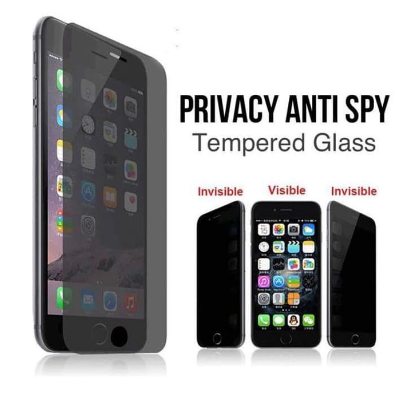 Tempered Glass Anti Spy Privasy Premium HP IPHONE 11 Iphone 11 Pro Iphone 11 Pro Max 13 13-5.4 13-6.