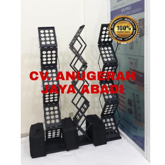 

Cabinet / Rak Brosur Hitam Lipat 7 Susun Besi