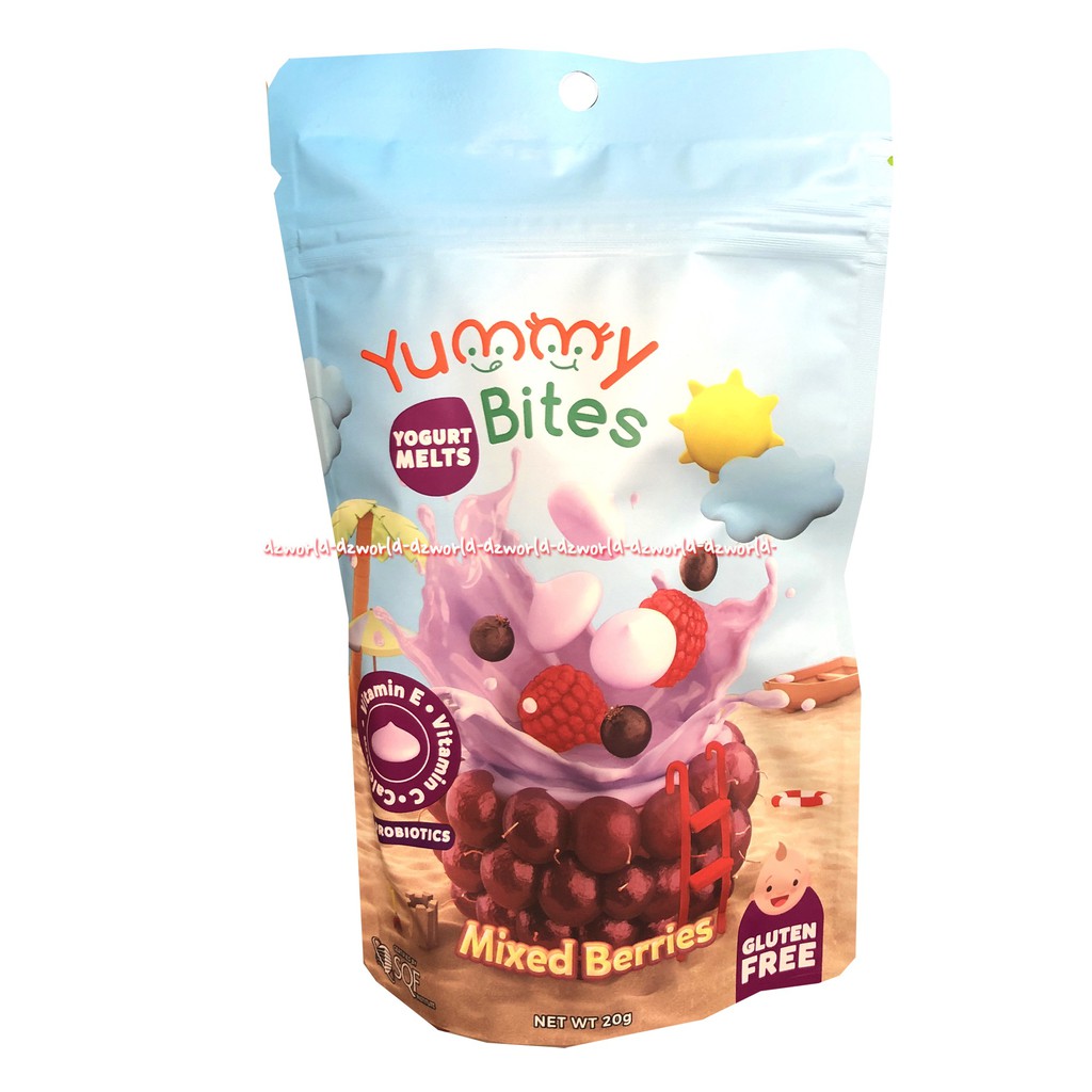 Yummy Bites Banana Yogurt Melts Gluten Free Makanan Bayi 20gr