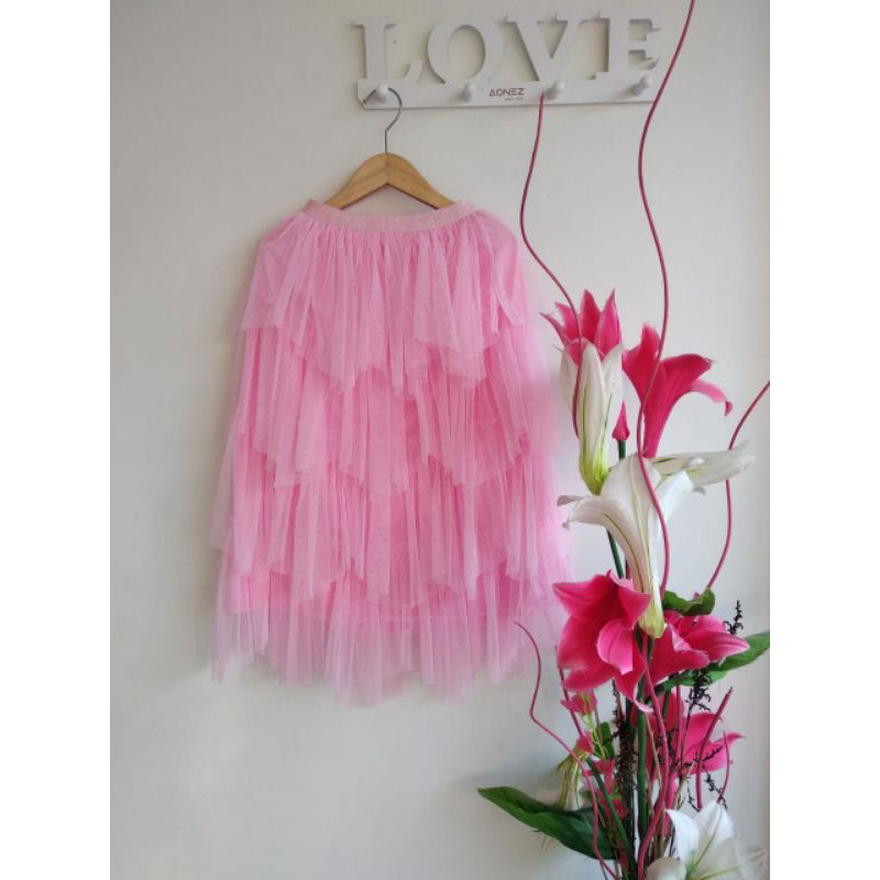 Tutu skirt rawis dewasa 3lyr /75cm