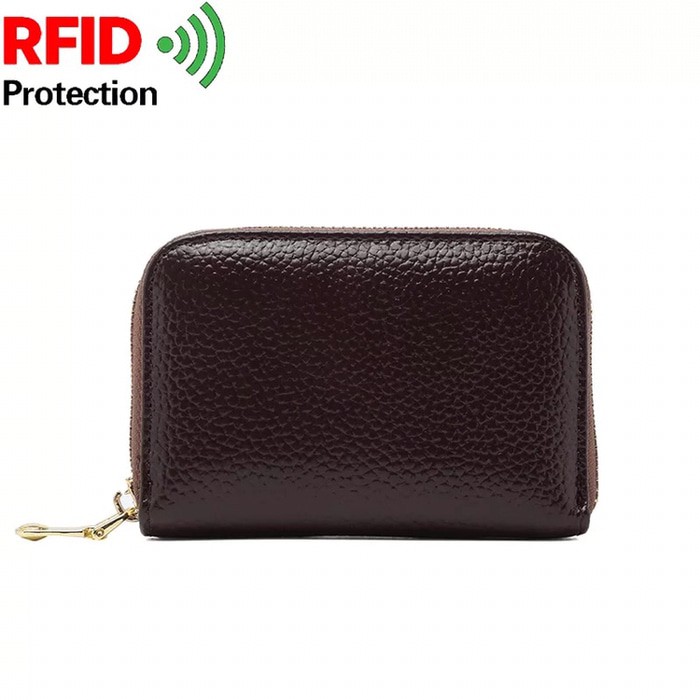 Dompet Pendek Kulit Dompet Kartu RFID Protection 10 Card Holder 1626