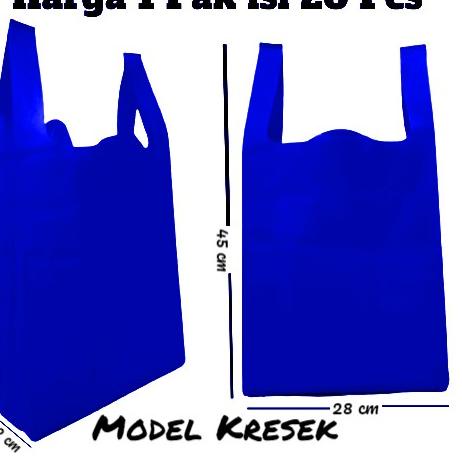 

20 Pcs Tas spunbond Kresek 28x45x12 cm | TAS KAIN / KANTONG KRESEK / GOODIE BAG