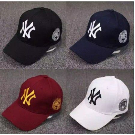 Topi Pria distro Topi Baseball New York Bordir Samping (COD)