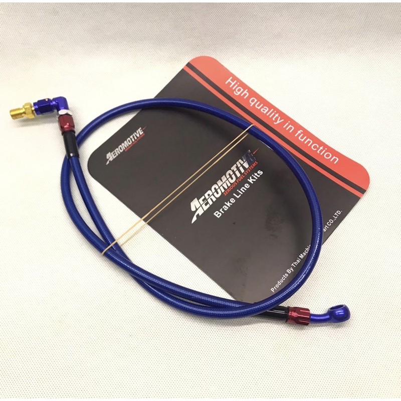 SELANG REM TDR KTC DEPAN ATAU BELAKANG ORIGINAL DAN AEROMOTIVE SCOOPY BEAT VARIO 125 150 MIO FINO SUPRA TIGER RX KING JUPITER VEGA F1ZR (NMAX AEROX KLX PCX TIDAK BISA)-Depan arm biru 90cm