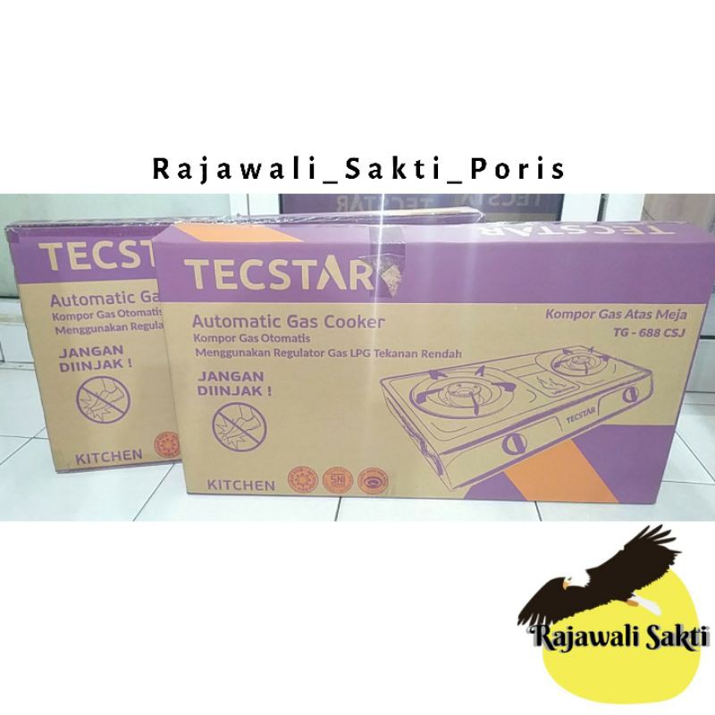 Kompor Gas Tecstar 2 Tungku TG-688 CSJ