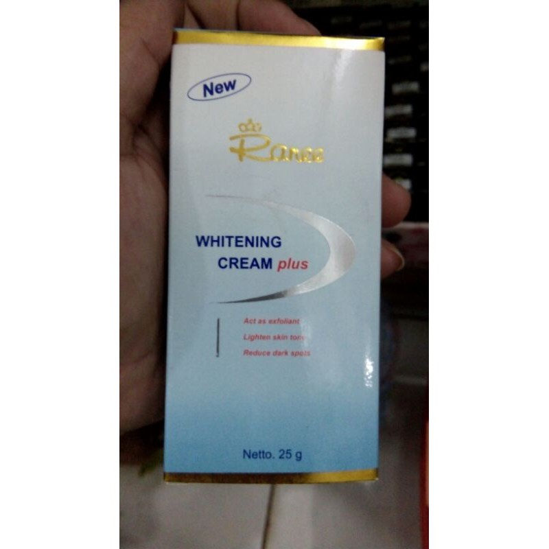 Ranee whitening cream plus/krim flek malam