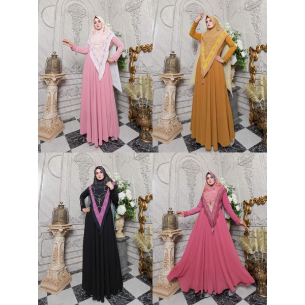 KIRANA SERIES BY YUMNA SYARI_Gamis Kekinian Terlaris Termurah Bestseller