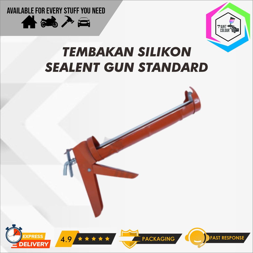 Tembakan Silikon / Caulking Gun Lem Silikon / Sealant Gun