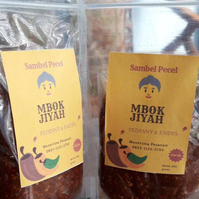 

Sambel Pecel Kemasan 250 gram