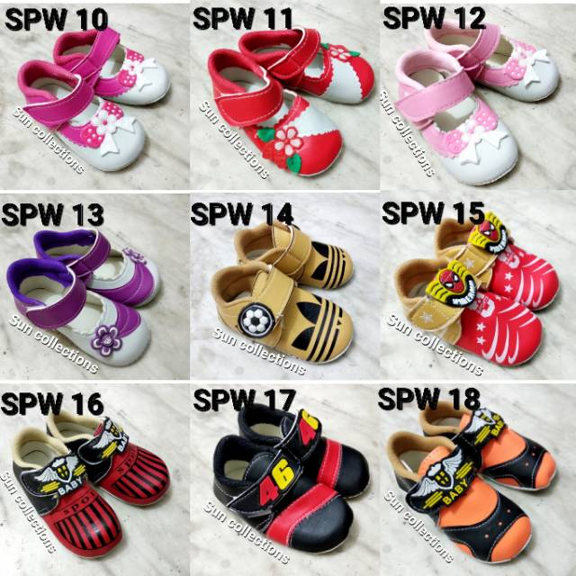 Prewalker Baby Unisex SPW 01-26/Sepatu Baby 0-12 bulan