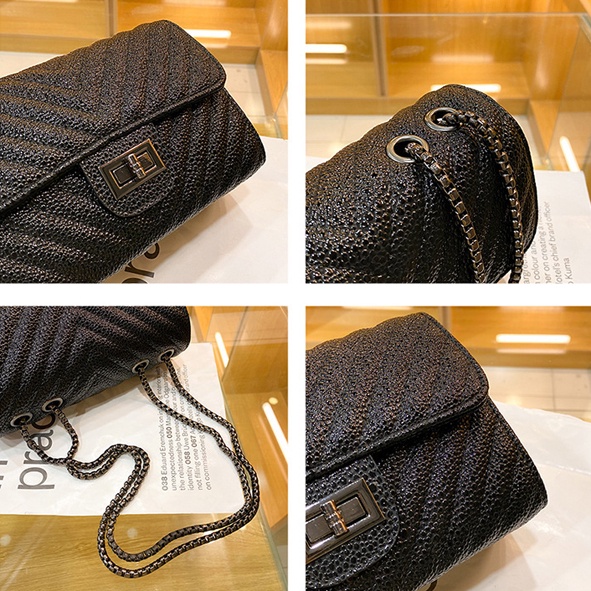 BJ43473 - BLACK - TAS WANITA FASHION IMPORT MODIS ELEGAN TERMURAH TERLARIS TERBARU BAGSTORE JAKARTA TAS BATAM BQ3473