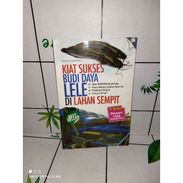 Buku Kiat Sukses Budidaya Lele Dilahan Sempit By Surya Gunawan